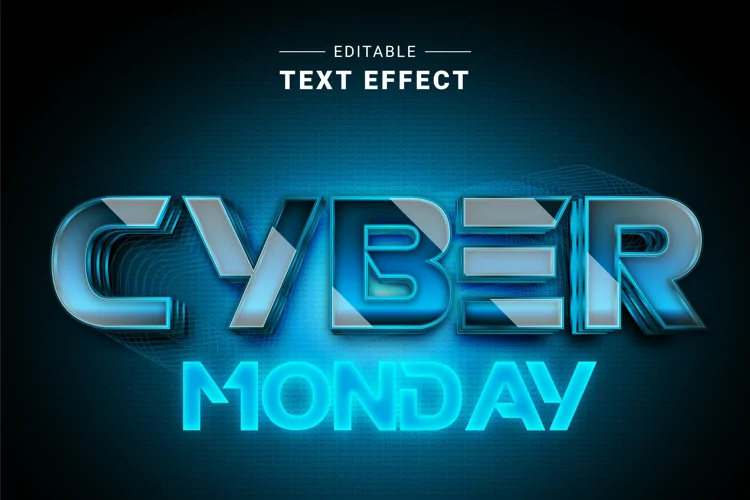 Editable Text Effect for Illustrator. Vector Graphic styles