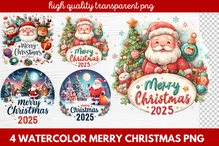 Christmas Watercolor Clipart Image 24