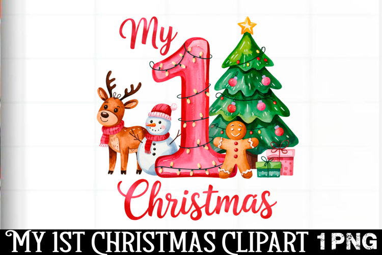 My 1st Christmas PNG, Christmas T-Shirt