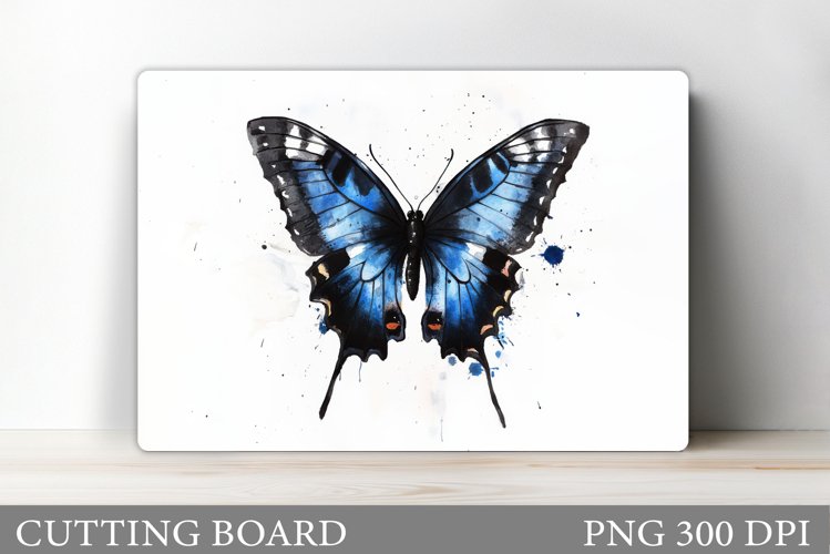 Butterfly Cutting Board Design. Butterfly Sublimation example image 1