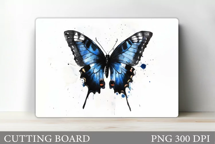 Butterfly Cutting Board Design. Butterfly Sublimation