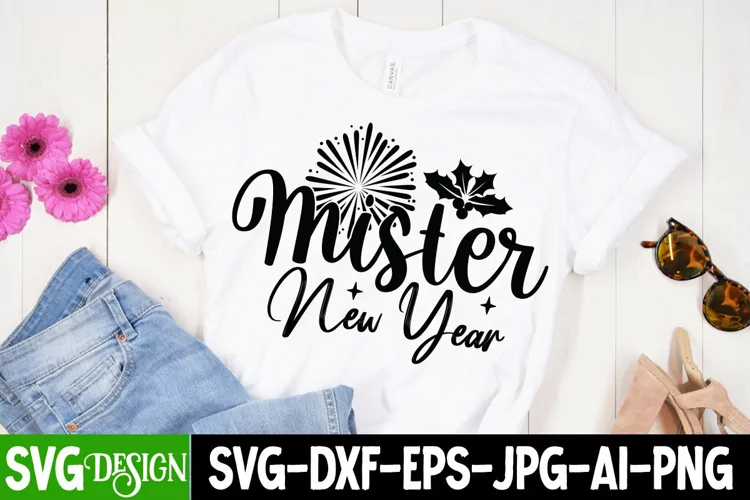Mister New Year SVG Design