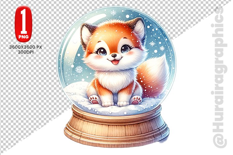 Cute Fox Clipart Image 11