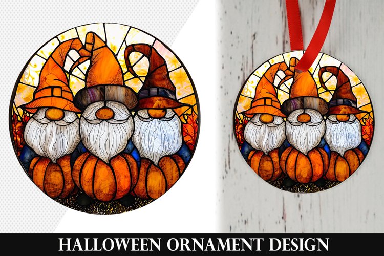 Halloween Gnome Ornament - Halloween PNG Design