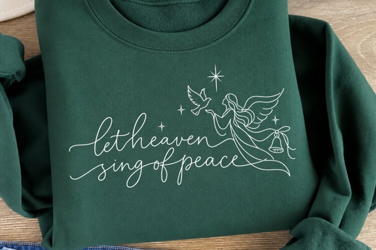 For Unto Us a Child Is Born PNG, Isaiah 9:6 Christian Nativi example image 1