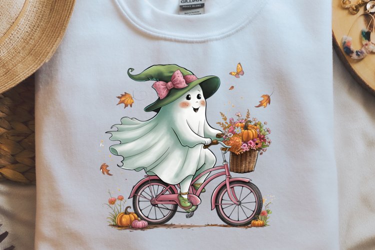 Halloween Fall Ghost Sublimation, Halloween Sublimatiori