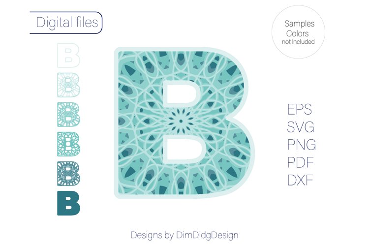 3d letters template design bundles