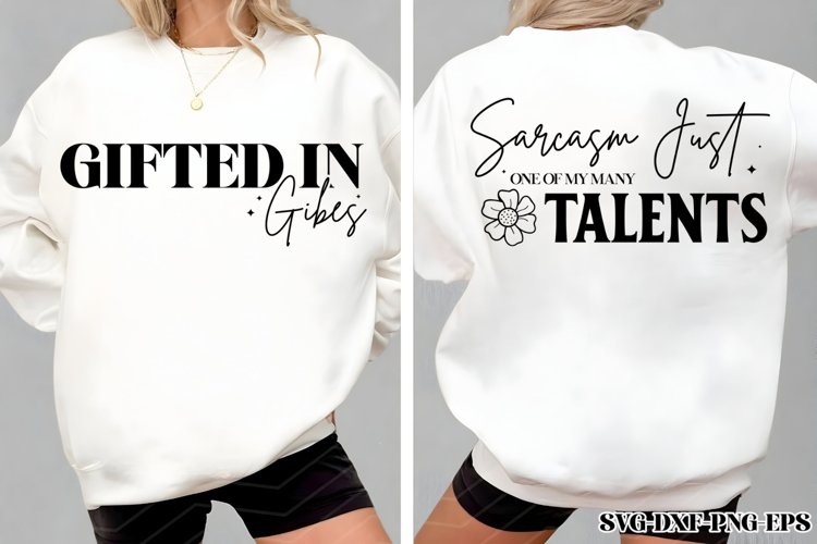 Sarcasm just one of my many talents SVG