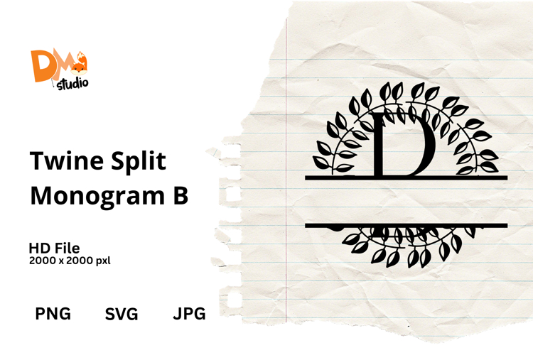Twine Split Monogram
