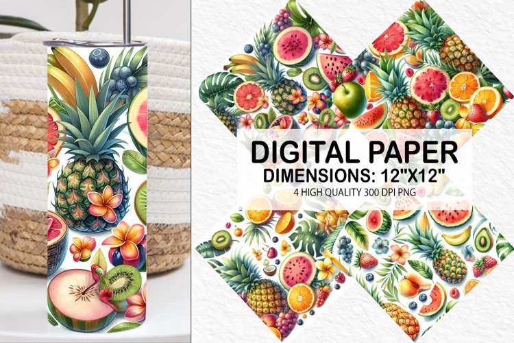 Summer Digital Paper Image 17