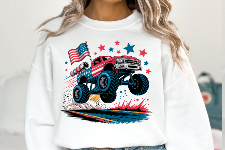 Monster Truck Silhouette Image 17