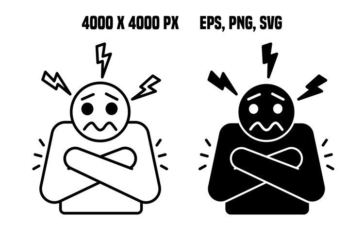 Scared Face Clipart Image 3