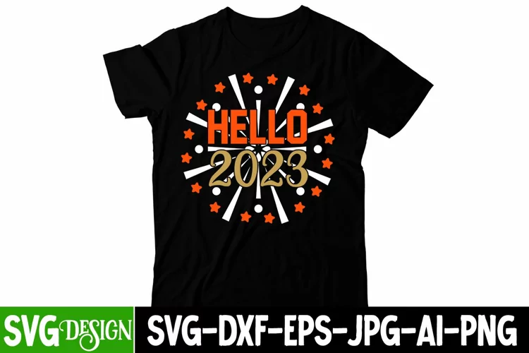Hello 2023 SVG Cut File