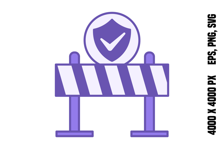 Colored Barrier Icon
