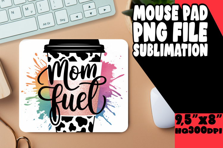 Whimsical Mouse Pad Design Sublimation, Mothers Day