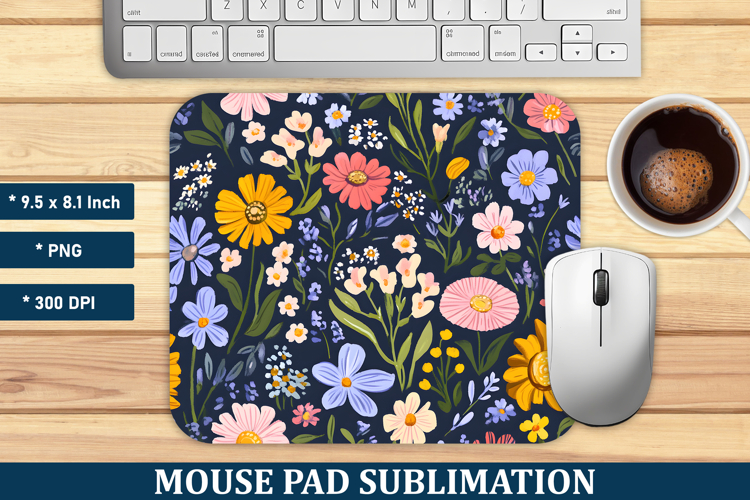 Cottage Garden Mouse Pad | Mouse Pad Sublimation