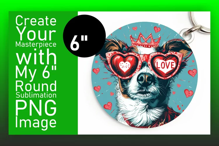Heartwarming Canine Keychain Art