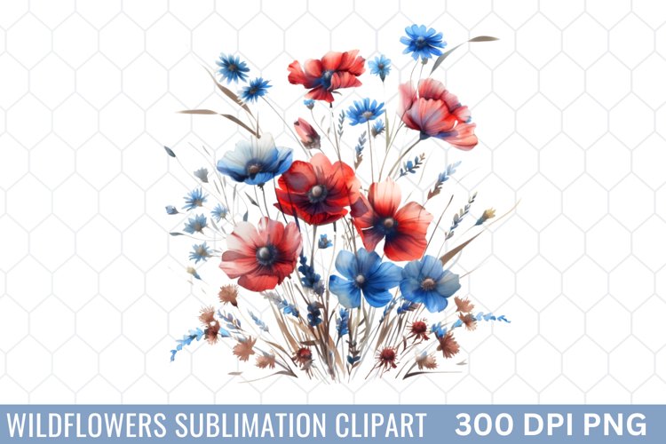 Wildflowers Sublimation Clipart