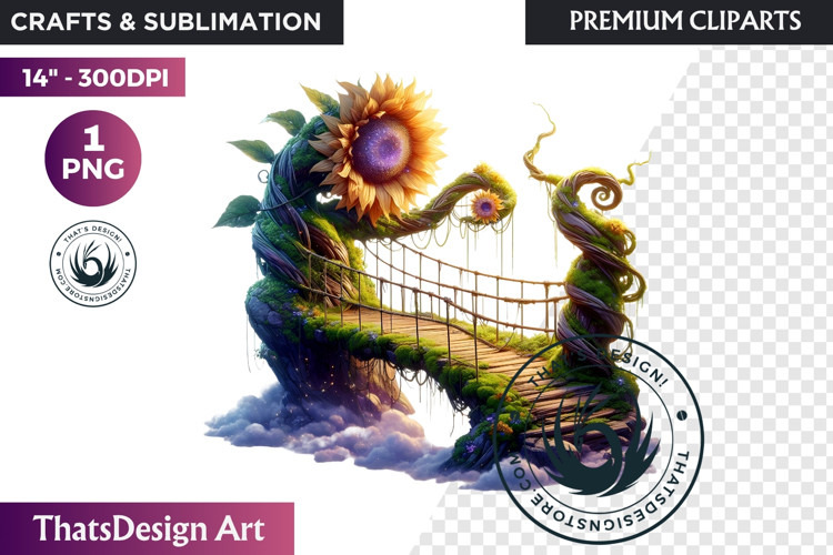 Enchanted Woodland Animal   Sunflower Clipart PNG