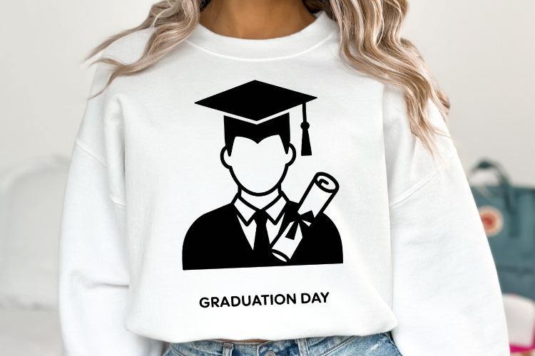 Graduation Silhouette Image 22
