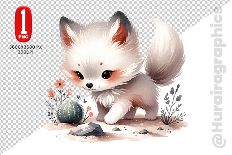 Cute Fox Clipart Image 22