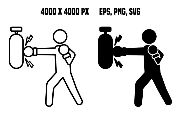 Boxing Glove Clipart Image 6