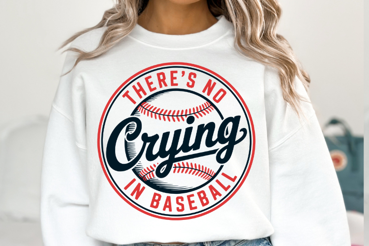 There's No Crying In Baseball SVGs Image 5