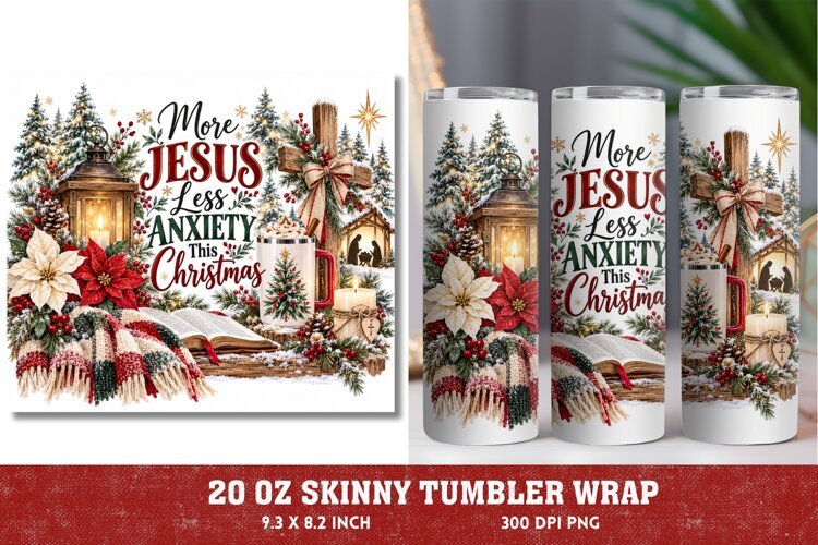 Peace in Christ Christmas PNG, Christian Faith Christmas Sub example image 1