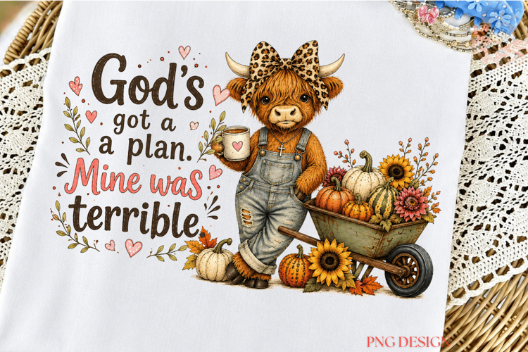 Funny Christian Png Shirt Design Trust God s Plan PNG