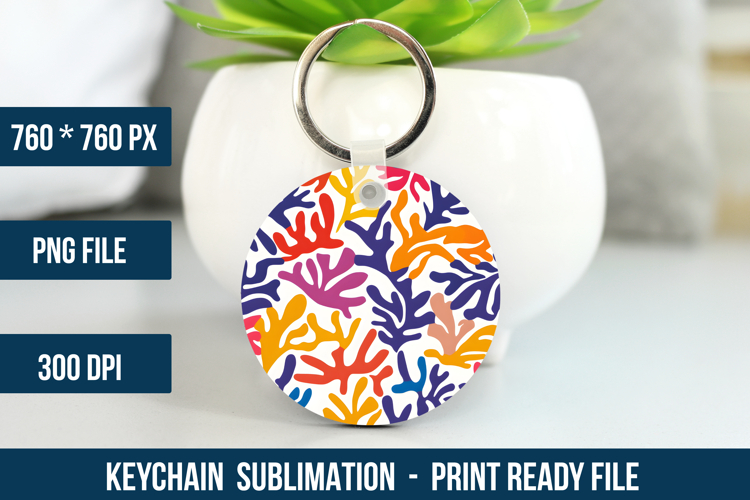 Matisse Pattern Keychain | Keychain Design