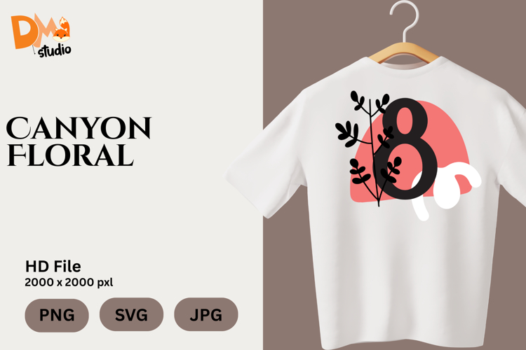 Canyon Floral Monogram