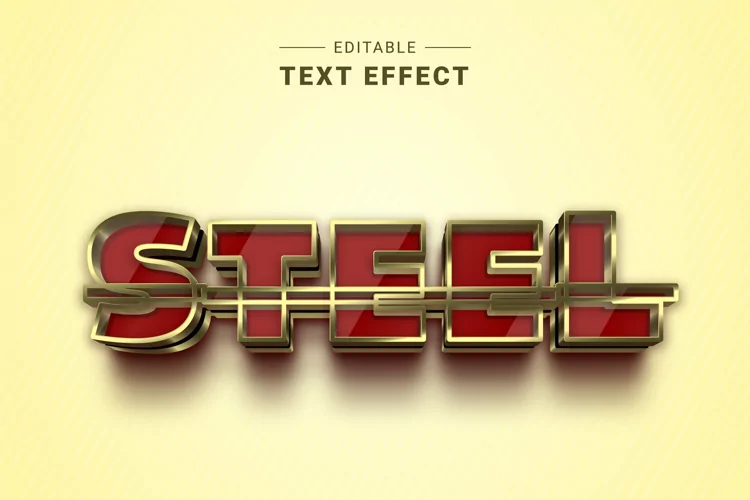 Editable Text Effect for Illustrator. Vector Graphic styles