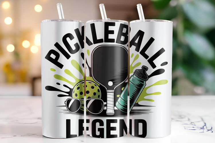 Pickleball Legend Tumbler Wrap | Sublimation | Tumblers