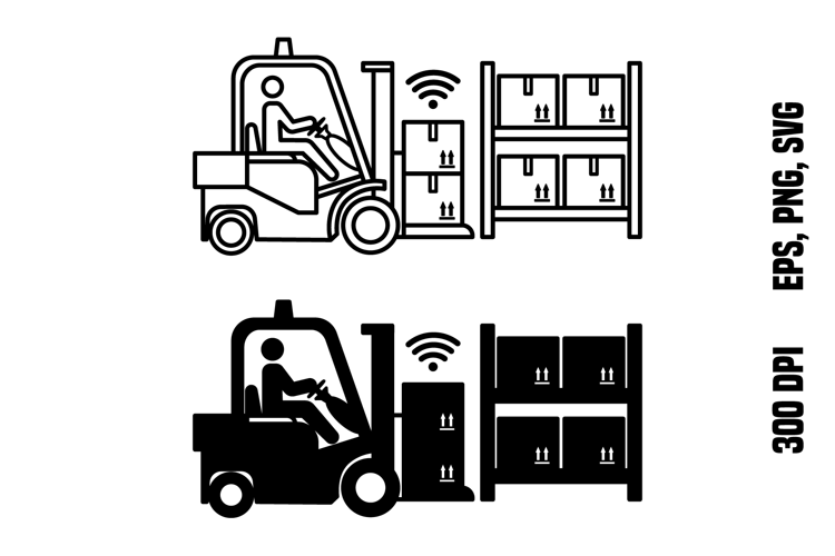 Warehouse Logistics Icons