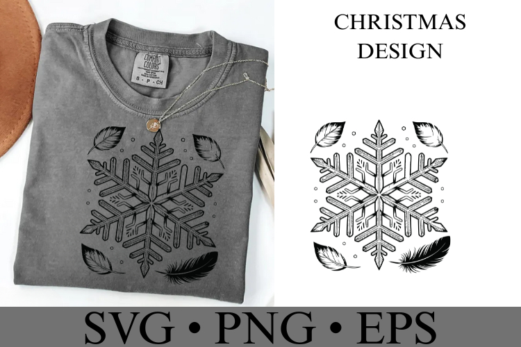 Christmas Snowflake Svg | Christmas svg | Shirt Svg