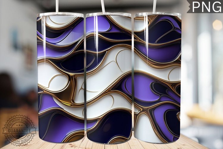 Abstract pattern Tumbler Warp - High Quality 300 Dpi example image 1