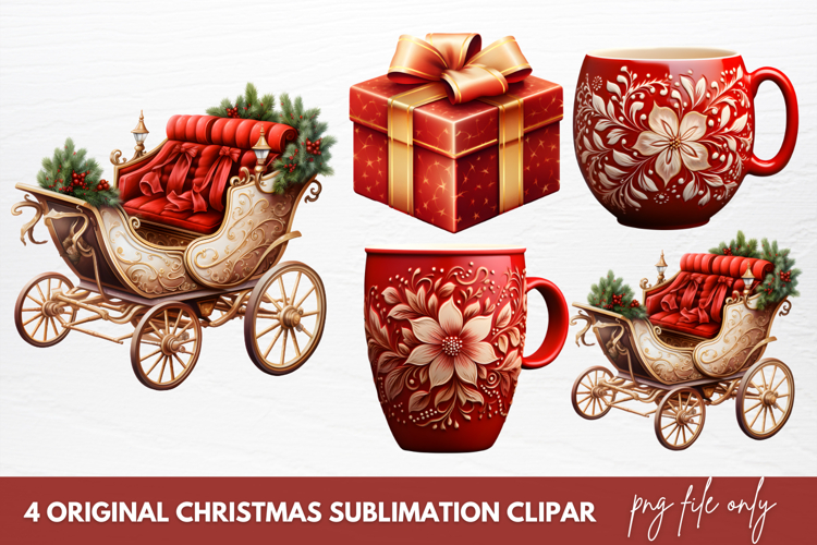 Christmas Watercolor Clipart Image 9