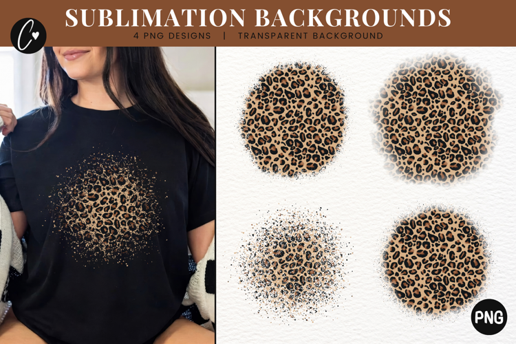 Leopard Print Sublimation Background