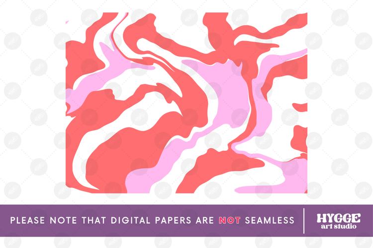 Retro Background Png Fluid Marble Paper Sublimation