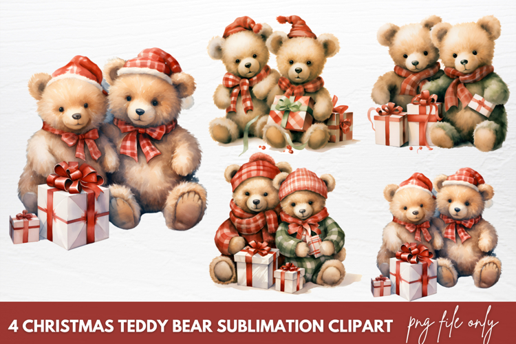 Christmas Bear Clipart Image 22
