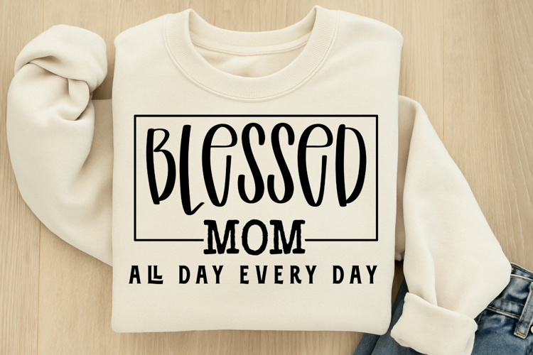 Blessed Mom Svg Image 9