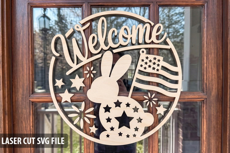 Welcome SVG - Laser Cut Design