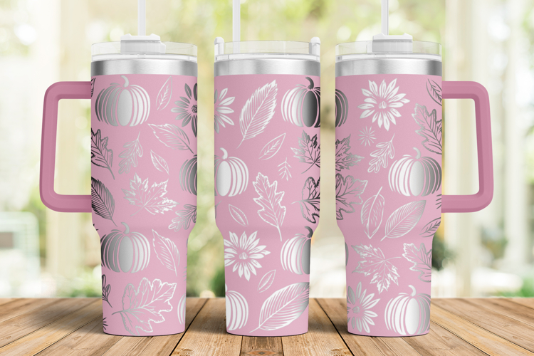 40oz Tumbler laser svg| Fall wrap| Autumn design
