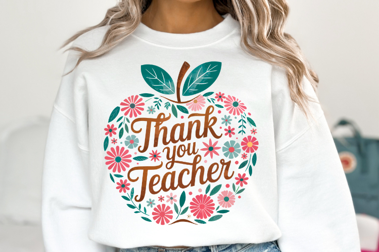 Thank you for Teaching me svg | Svg Cut Files | Shirt Svg