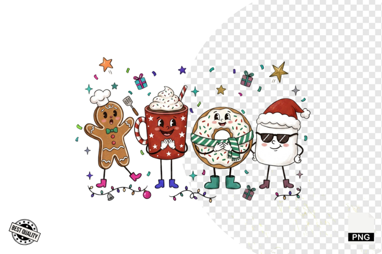 Cartoonish Christmas Clipart
