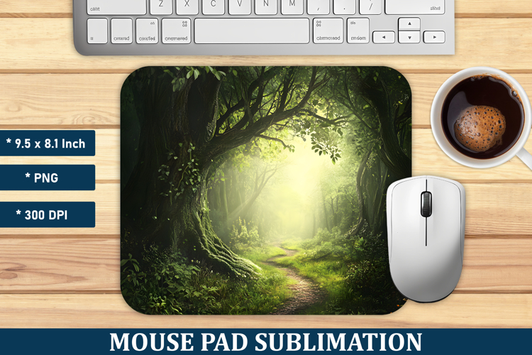 Fantasy Forest Mouse Pad | Mouse Pad Sublimation