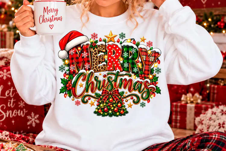 Trending Merry Christmas Shirt Sublimation Png