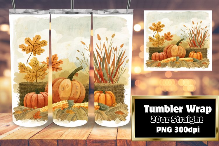 Fall Tumbler Wrap Image 2