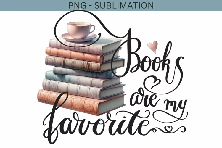 Books Are My Favorite for Book Lover Gift