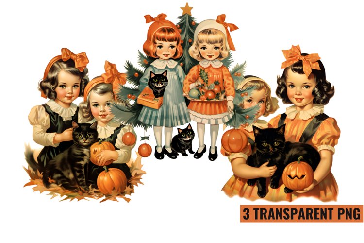 Vintage Halloween Clipart Image 19